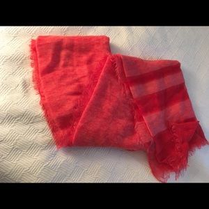 Peachy orange scarf